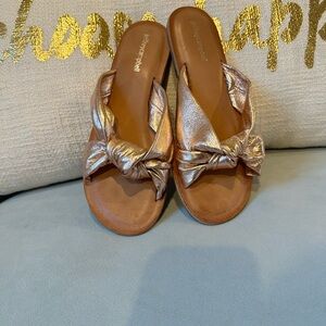 Jeffery Campbell Women's Rose Gold Knot Sandals